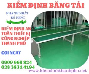 Hình ảnh kiểm định băng tải