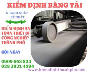 Hình ảnh kiểm định băng tải