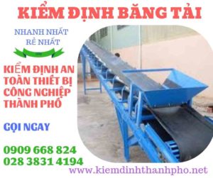 Hình ảnh kiểm định băng tải