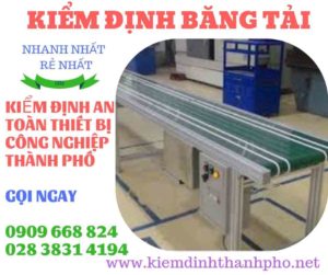 Hình ảnh kiểm định băng tải