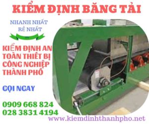 Hình ảnh kiểm định băng tải