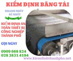 Hình ảnh kiểm định băng tải