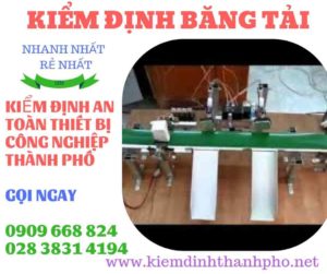 Hình ảnh kiểm định băng tải