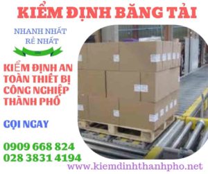 Hình ảnh kiểm định băng tải