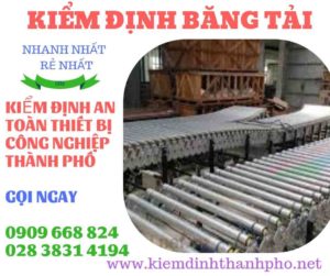 Hình ảnh kiểm định băng tải