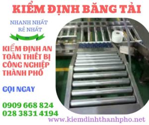 Hình ảnh kiểm định băng tải