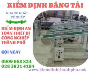 Hình ảnh kiểm định băng tải