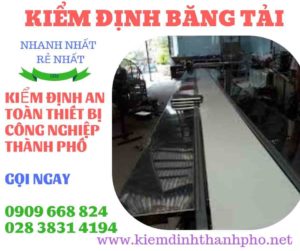 Hình ảnh kiểm định băng tải