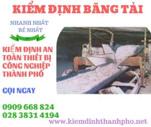 Hình ảnh kiểm định băng tải