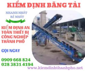 Hình ảnh kiểm định băng tải