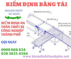 Hình ảnh kiểm định băng tải