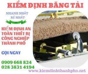 Hình ảnh kiểm định băng tải