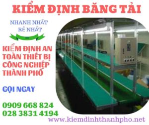 Hình ảnh kiểm định băng tải