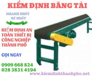 Hình ảnh kiểm định băng tải