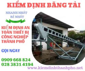 Hình ảnh kiểm định băng tải