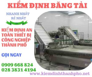 Hình ảnh kiểm định băng tải