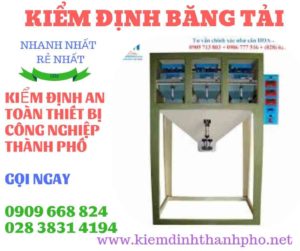 Hình ảnh kiểm định băng tải