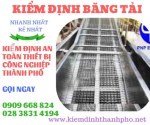 Hình ảnh kiểm định băng tải