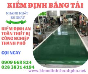 Hình ảnh kiểm định băng tải