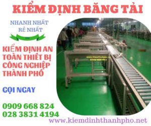 Hình ảnh kiểm định băng tải