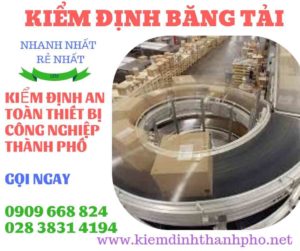 Hình ảnh kiểm định băng tải