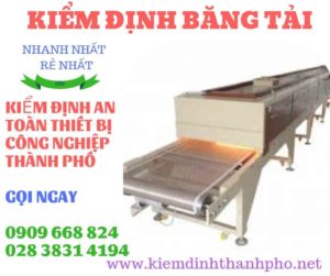 Hình ảnh kiểm định băng tải