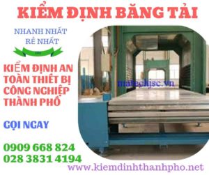 Hình ảnh kiểm định băng tải