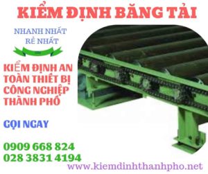 Hình ảnh kiểm định băng tải