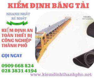 Hình ảnh kiểm định băng tải