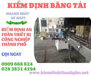 Hình ảnh kiểm định băng tải