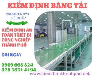 Hình ảnh kiểm định băng tải