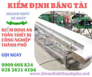 Hình ảnh kiểm định băng tải