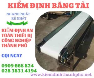 Hình ảnh kiểm định băng tải