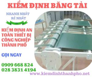 Hình ảnh kiểm định băng tải