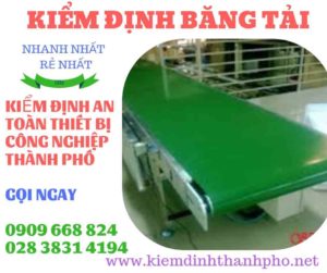 Hình ảnh kiểm định băng tải