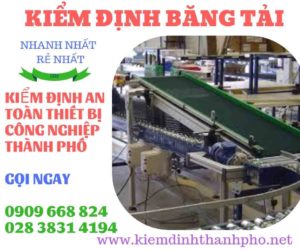 Hình ảnh kiểm định băng tải