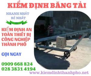 Hình ảnh kiểm định băng tải