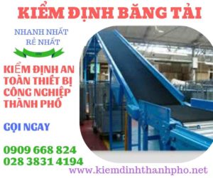 Hình ảnh kiểm định băng tải