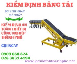 Hình ảnh kiểm định băng tải