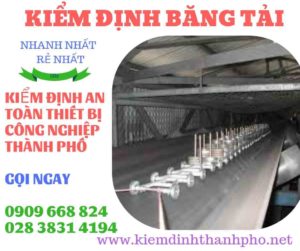 Hình ảnh kiểm định băng tải