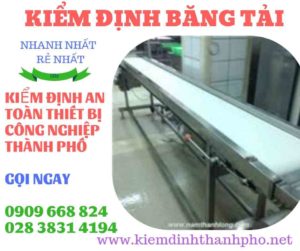 Hình ảnh kiểm định băng tải