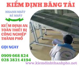 Hình ảnh kiểm định băng tải