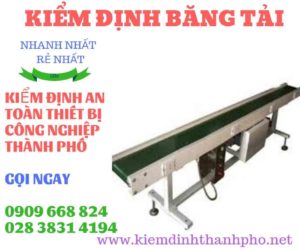 Hình ảnh kiểm định băng tải