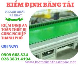 Hình ảnh kiểm định băng tải