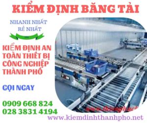 Hình ảnh kiểm định băng tải