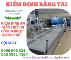 Hình ảnh kiểm định băng tải