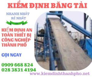 Hình ảnh kiểm định băng tải