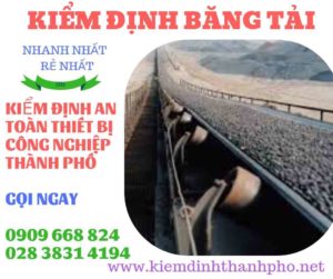 Hình ảnh kiểm định băng tải