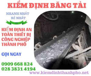 Hình ảnh kiểm định băng tải