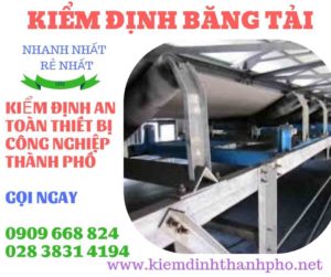 Hình ảnh kiểm định băng tải